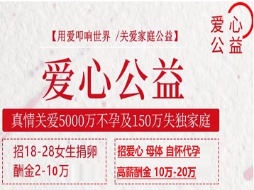 麻阳捐卵助孕生子 爱心志愿者招募